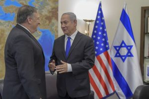 Госсекретарь США Майк Помпео и премьер-министр Израиля Биньямин Нетаниягу