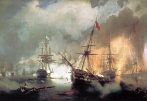 Наваринское сражение,
картина Айвазовского