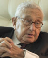 Henry Kissinger, former U.S. Secretary of State and national security advisor for Presidents Richard Nixon and Gerald Ford, discusses the Vietnam War with LBJ Presidential Library director Mark Updegrove on Tuesday, April 26, 2016. Kissinger, who played a leading role in U.S. diplomatic and military policy during the Vietnam War, was the keynote evening speaker on the first day of the LBJ Presidential Library’s three-day Vietnam War Summit. 

LBJ Library photo by Jay Godwin  04/26/2016.
