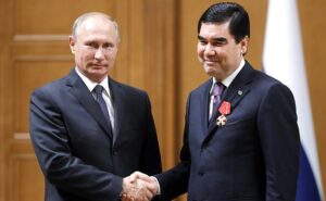 В. Путин и Г. Бердымухамедов. Источник: Wikipedia, автор: www.kremlin.ru